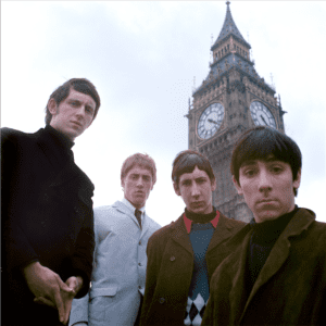 The Who in front of Big Ben on March 17, 1965