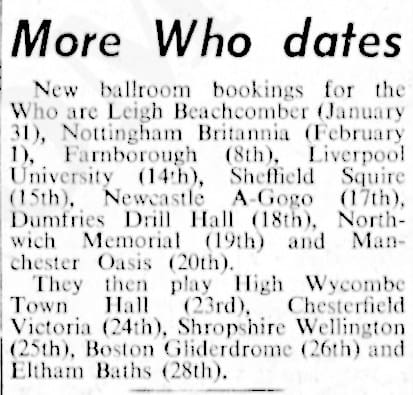 NME article - "More Who Dates"