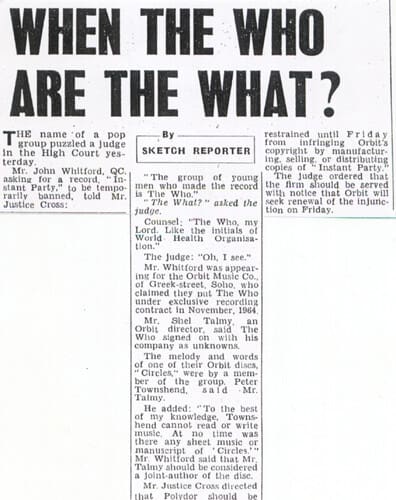 Article about the March 10, 1966 hearing on
