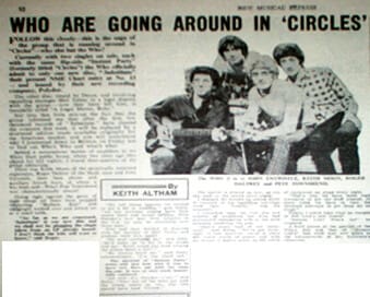 New Musical Express article from March 18. 1966