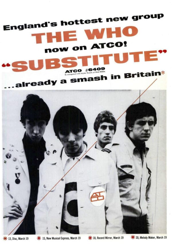 Ad in Billboard magazine from April 2, 1966
