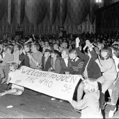 The Who perform at Fyens Forum in Odense, Denmark on June 7, 1966