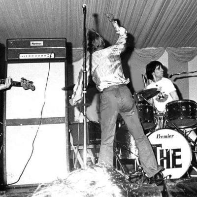 THE WHO performing at the 6th National Jazz and Blues Festival at Balloon Meadow on Windsor Racecourse on July 30th, 1966