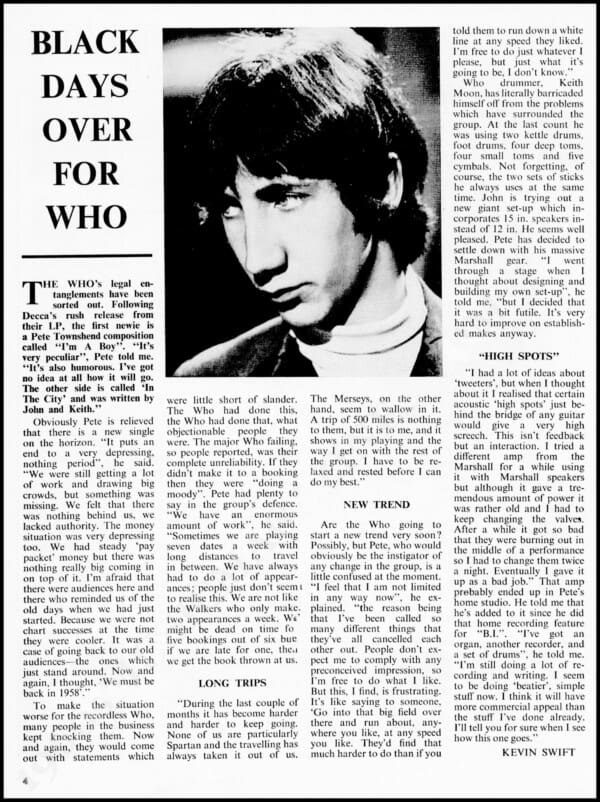 September 1966 Beat Instrumental article titled