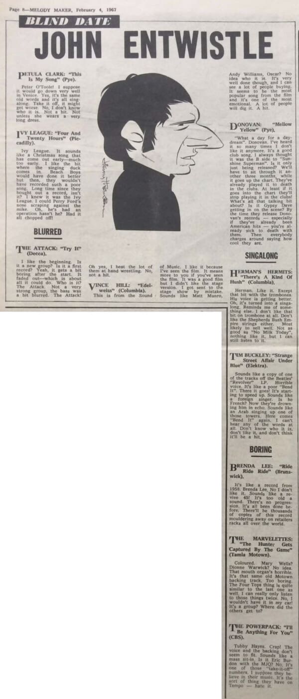 February 4, 1967 Melody Maker's
