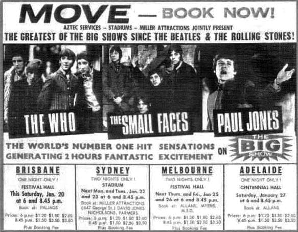 Ad for the 1968 "Big Show" in Australia