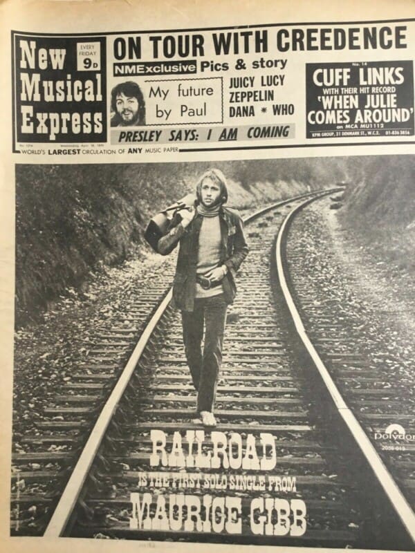 Cover of the April 18, 1970 issue of New Musical Express