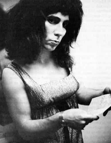 Keith in a Dress at Sha Na Na concrt