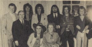 John Entwistle at the Melody Maker Awards on March 1, 1973