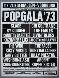 Ad for "popGala'73"