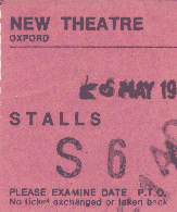 Ticket for The Who's May 6, 1974 concert