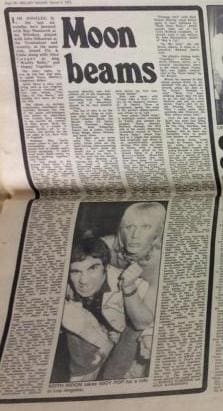 "Moon Beams" article from Melody Maker on March 8, 1975