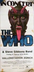 Poster for The WHo on February 27, 1976