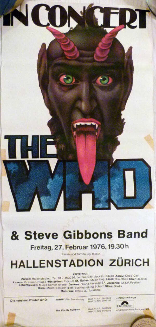 Poster for The WHo on February 27, 1976