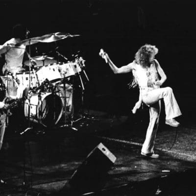 Photo of The Who performing on April 1, 1976