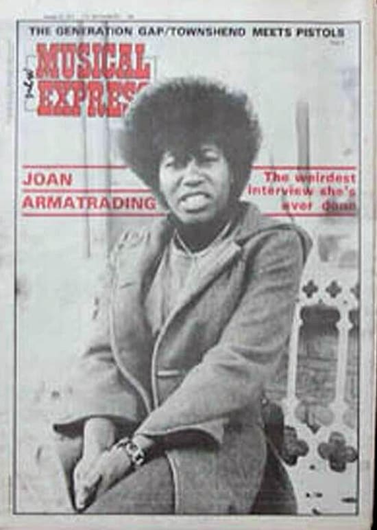 Cover of New Musical Express from January 29, 1977 showing story of "The Generation Gap / Townshend Meets Pistols"