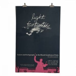 Poster for "Light Fantastic" which opened in London on March 14, 1977