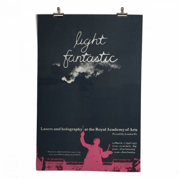 Poster for "Light Fantastic" which opened in London on March 14, 1977