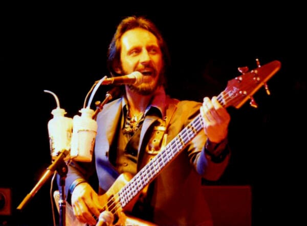 John Entwistle performing with The Who on April 23, 1980