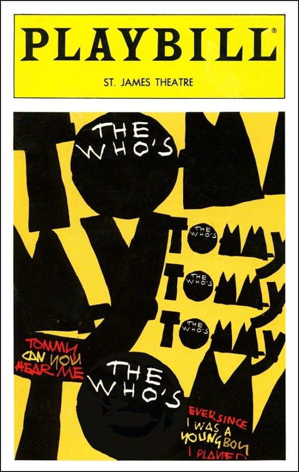 Playbill for The Who's 