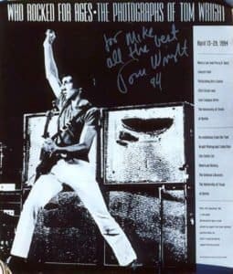 Tom Wright exhibit ad for April 13-29, 1994