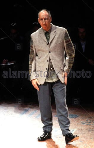 Pete at fashion show on February 2, 1996