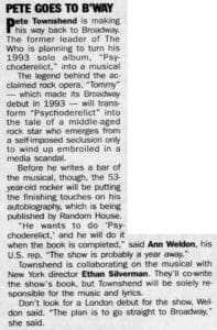 New York Daily News article from March 22, 1999