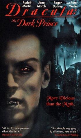 Cover of "Dracula: The Dark Prince" tape from 2000