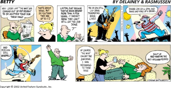 Betty comic strip from March 10, 2002