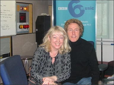 Roger Daltrey visits Liz Kershaw's show on BBC 6 Music