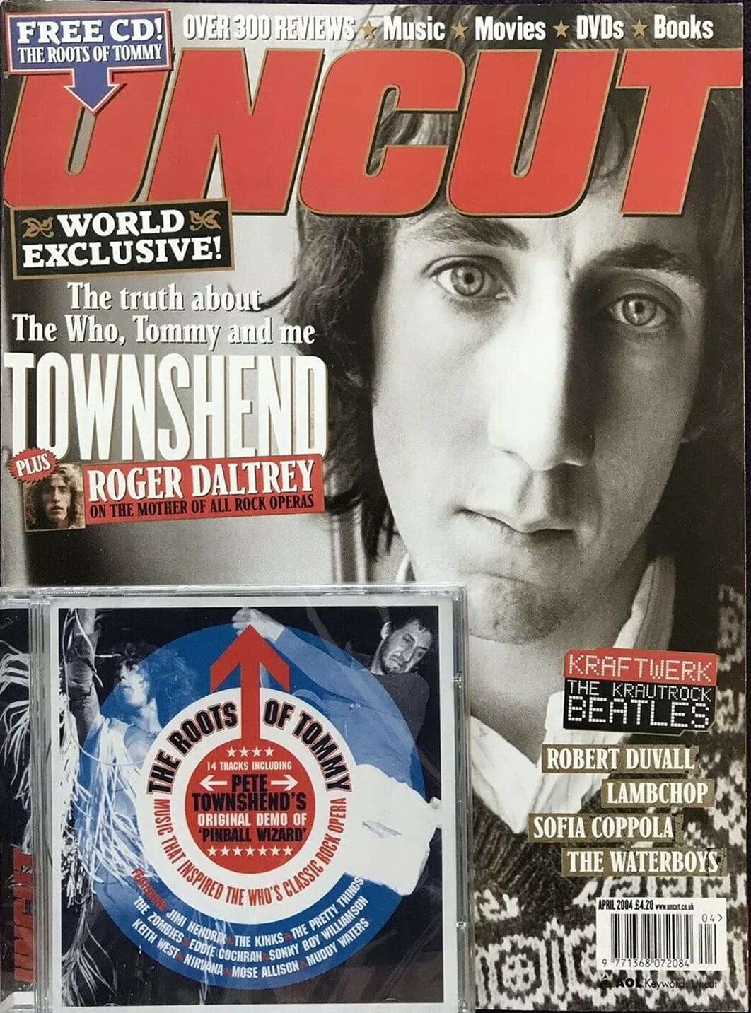 Cover of Uncut magazine from March 2004