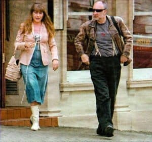 Pete Townshend and Rachel Fuller photo from the Evening Standard on April 14, 2004