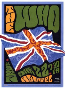 Poster for The Who's March 22, 2007 concert
