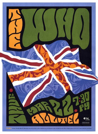 Poster for The Who's March 22, 2007 concert