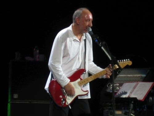 Pete Townshend performing with The Who on June 6, 2007