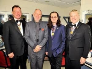 Pete Townshend and the member so the band RUSH