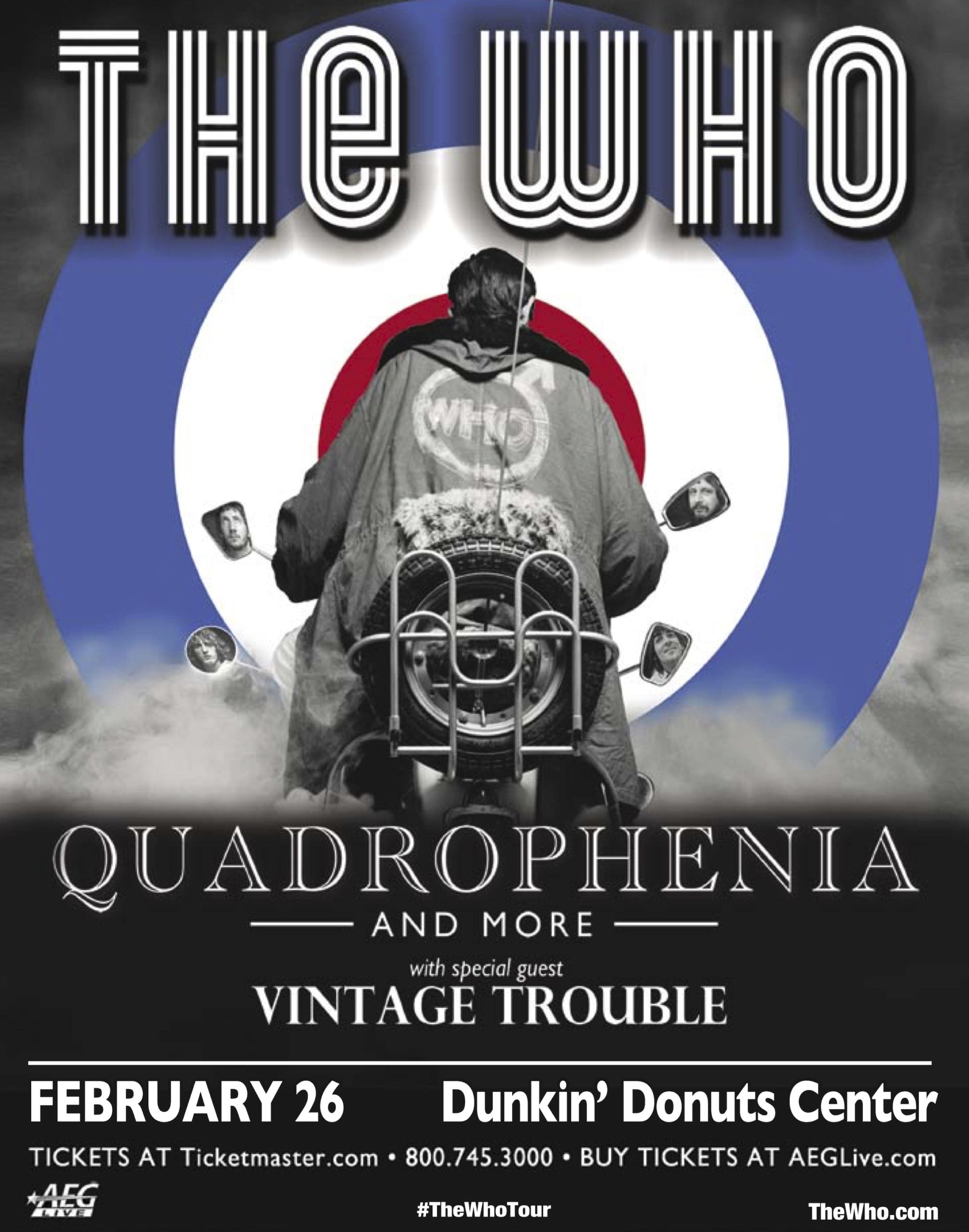 Poster for The Who's February 26, 2013 concert