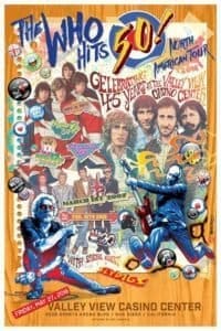 Poster for The Who's May 27, 2016 concert