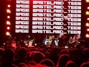 Photo of The Who performing on April 3, 2017