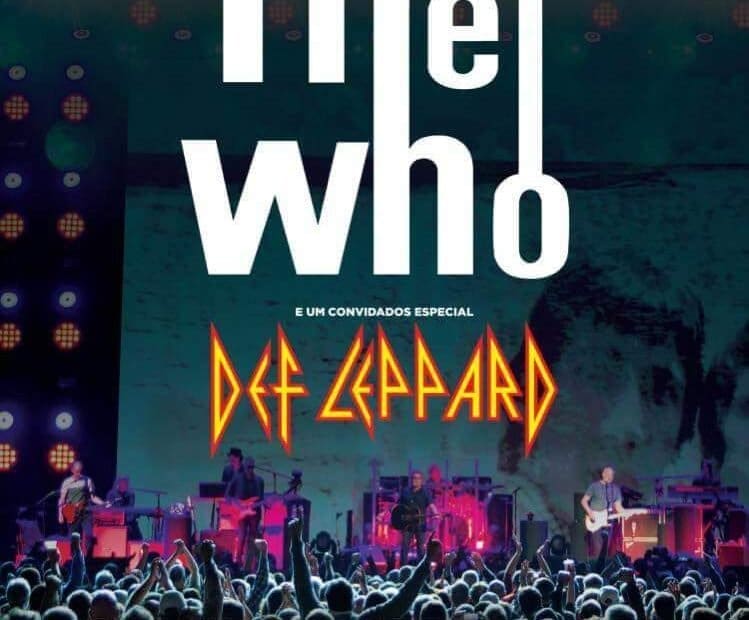 Advertisement for The Who's performance on September 26, 2017 in Porto Alegre, Brasil