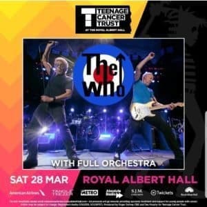 Ad for The Who's March 28, 2020 concert