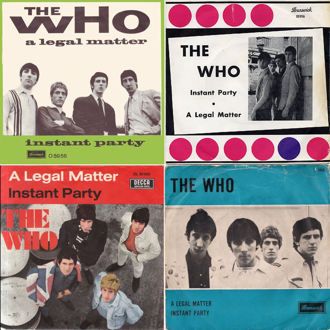 4 covers of "A Legal Matter" by The Who