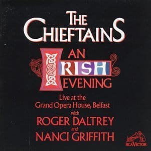 Album cover of The Chieftains' "An Irish Evening- Live at the Grand Opera House, Belfast"