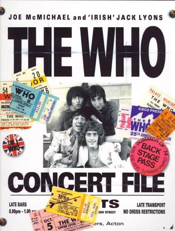 Cover of the book "The Who Concert File"