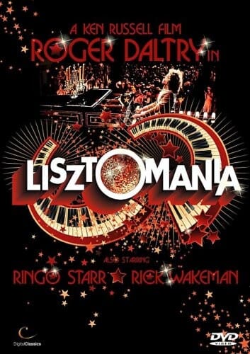 Cover of the Lisztomania DVD released in 2009 in the U.K.