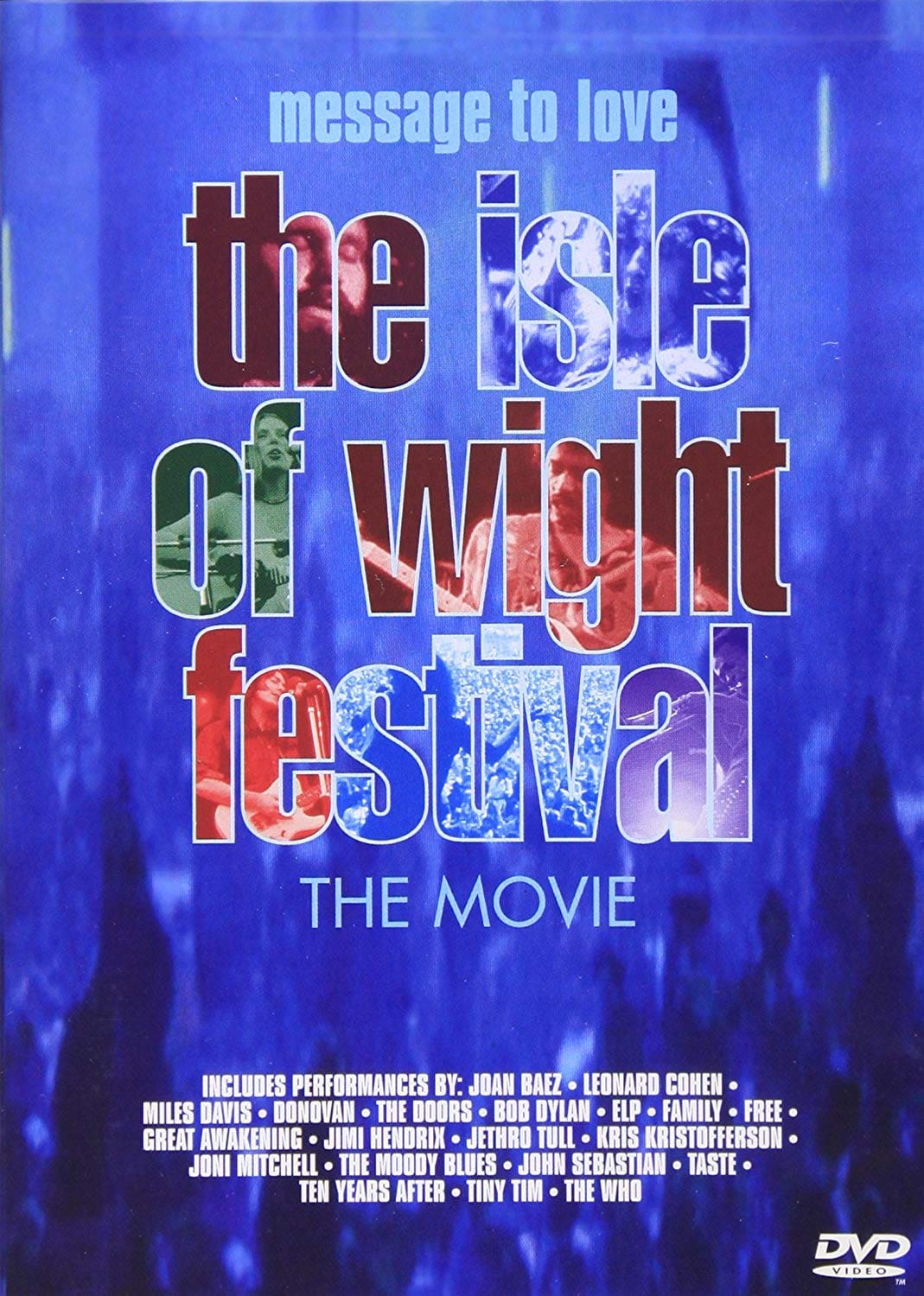 Cover of the DVD "Message to Love: The Isle of Wight Festival"