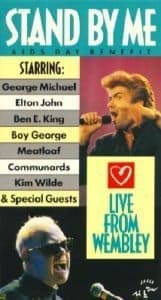 Cover of the VHS tape: "Stand By Me: AIDS Day Benefit"