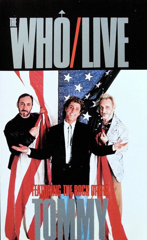 The Who Live Featuring Tommy VHS cover