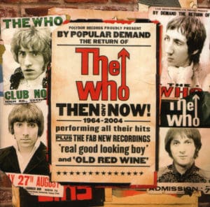 Cover to The Who's "Then and Now" album
