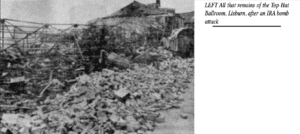 Remains of Top Hat Ballroom after an IRA bombing in 1972